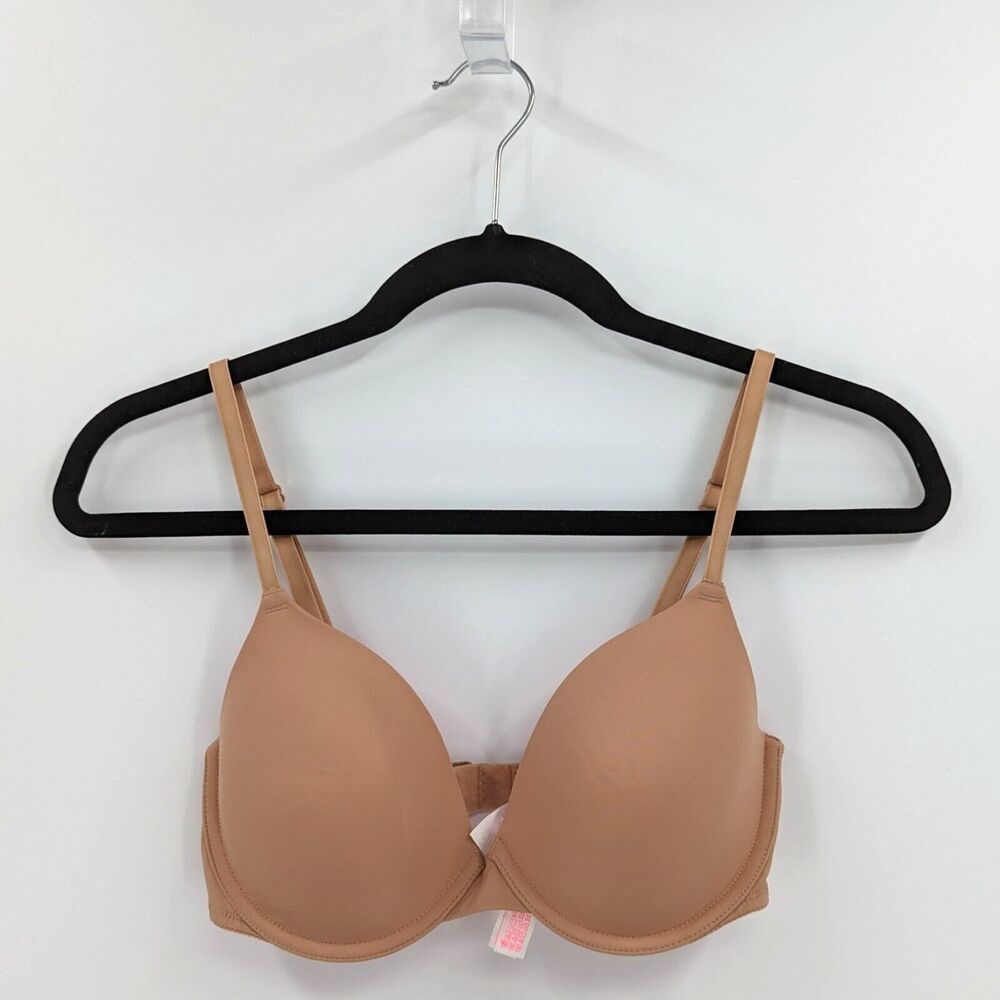 Victoria's Secret PINK Bra  32D Tan T-shirt Lightly Lined